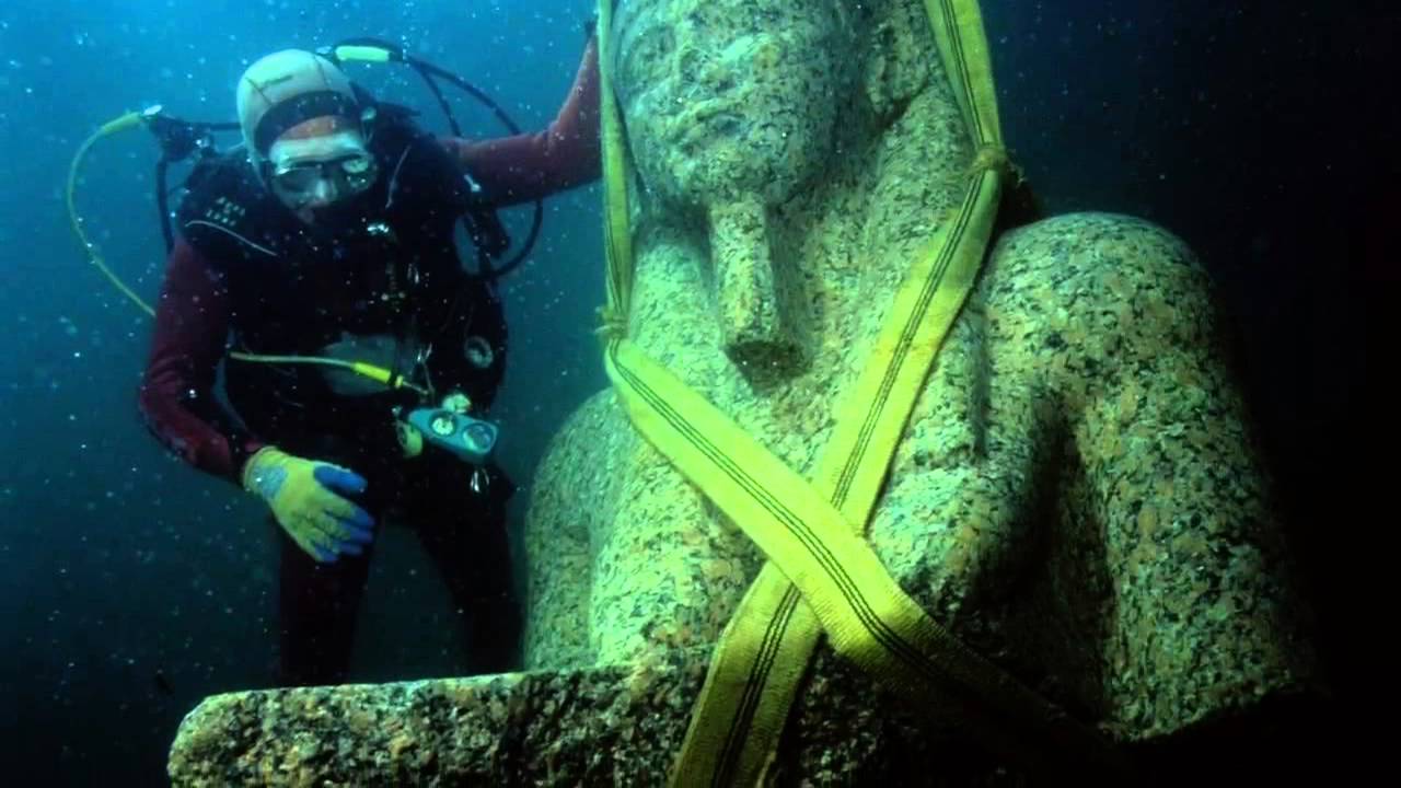 S-a crezut că oraşul egiptean Heracleion a fost un mit, ca şi Atlantida