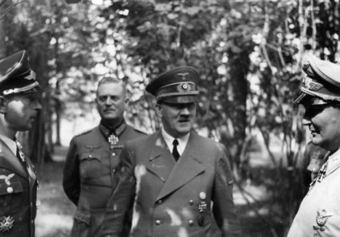 Werner Mölders bei Adolf Hitler