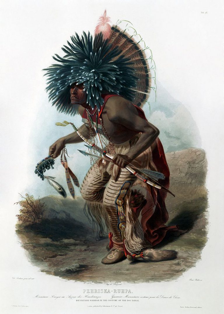 Moenitarri_warrior_in_the_costume_of_the_dog_danse_0056v