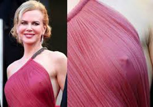 Nicole Kidman în rochie transparentă
