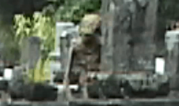 Un extraterestru a fost filmat într-un cimitir vechi
