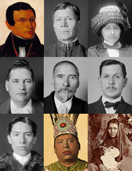 Colaj de nativ americani din tribul Tuscarora. Autor Robfergusonjr, Wikipedia.