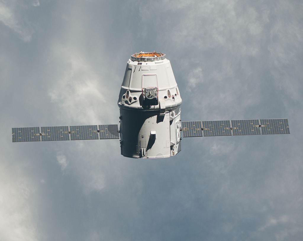 The SpaceX Dragon, sursa NASA, Wikipedia.
