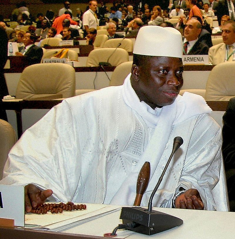 Preşedintele Gambiei Yahya Jammeh. Foto IISD/Earth Negotiations Bulletin, sursă Wikipedia.