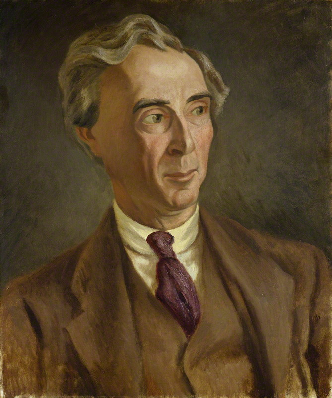 NPG 4832; Bertrand Arthur William Russell, 3rd Earl Russell by Roger Fry