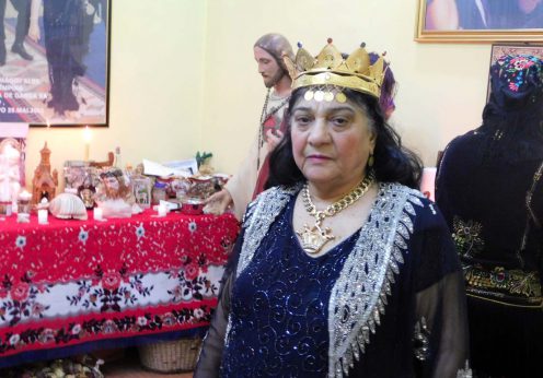 Maria Campina, regina Magiei Albe din Romania in altar 2