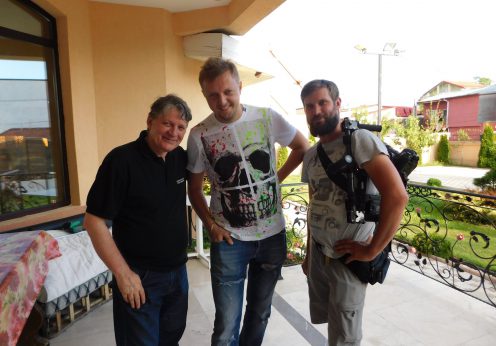 Împreună cu jurnaliștii ruși